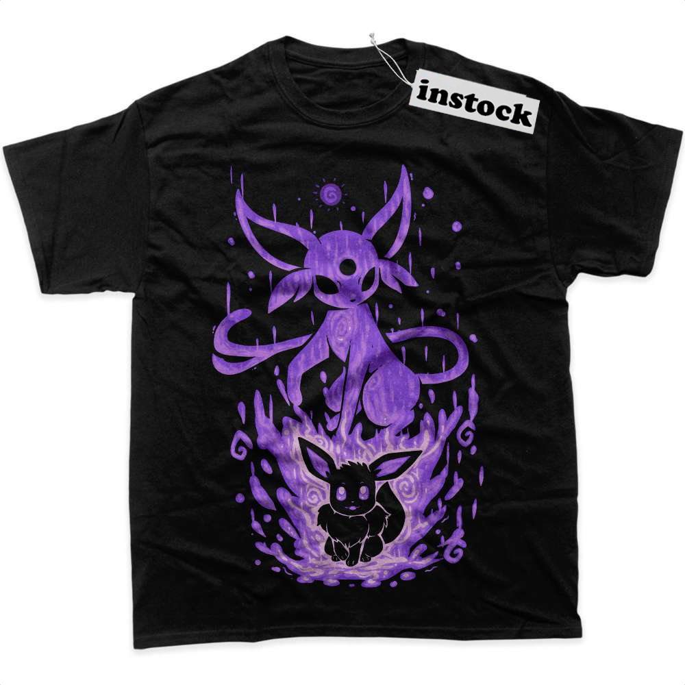 Espeon Shirt, Eevee Shirt, Pokemon Shirt, Anime Shirt, Graphic Tee