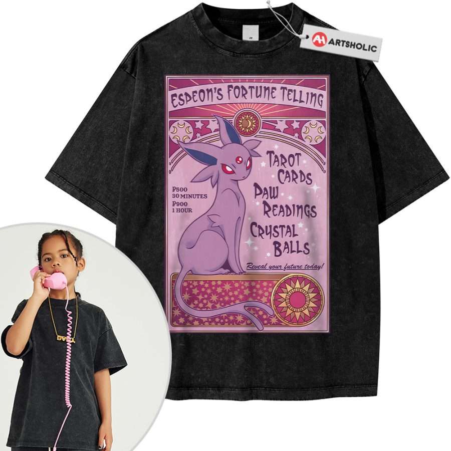 Espeon Shirt For Kids, Pokemon Shirt For Kids, Anime Shirt For Kids, Vintage Tee For Kids - Image 6