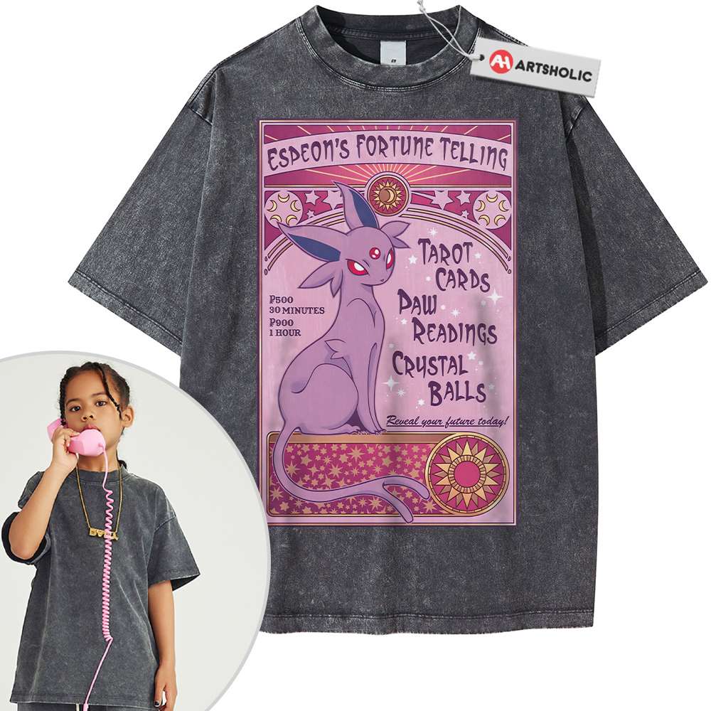 Espeon Shirt For Kids, Pokemon Shirt For Kids, Anime Shirt For Kids, Vintage Tee For Kids - Image 5