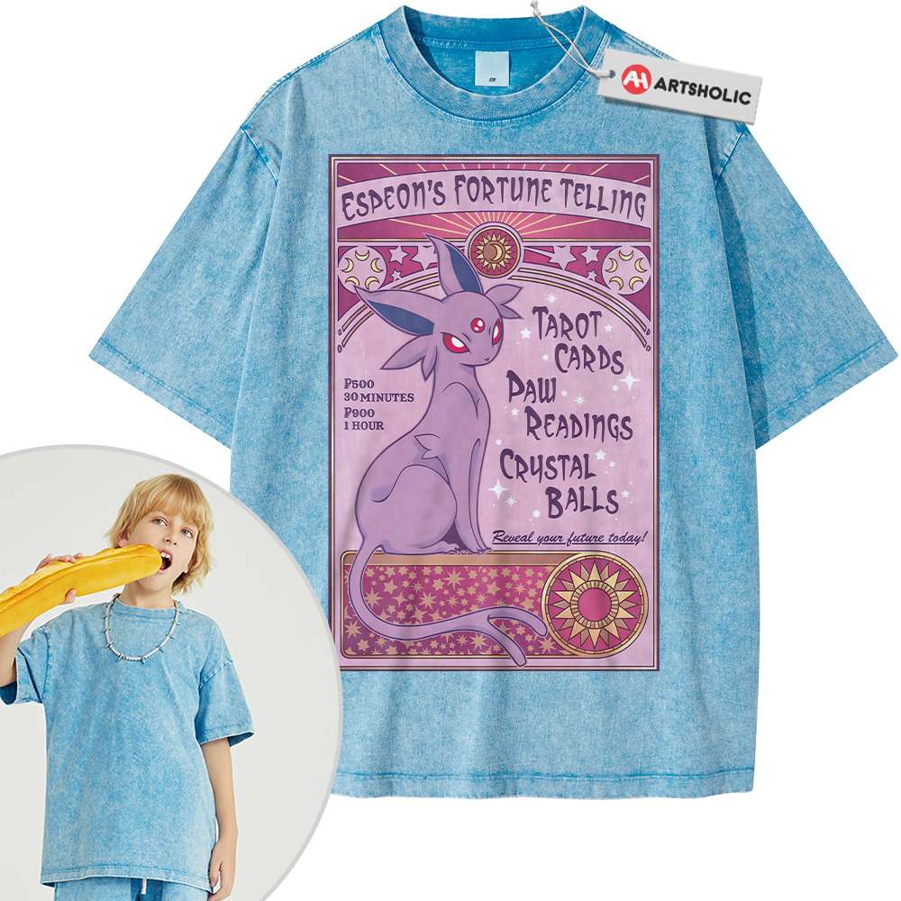 Espeon Shirt For Kids, Pokemon Shirt For Kids, Anime Shirt For Kids, Vintage Tee For Kids - Image 3