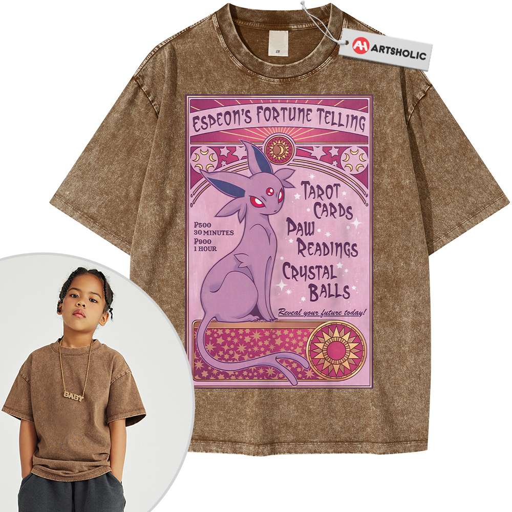 Espeon Shirt For Kids, Pokemon Shirt For Kids, Anime Shirt For Kids, Vintage Tee For Kids - Image 4