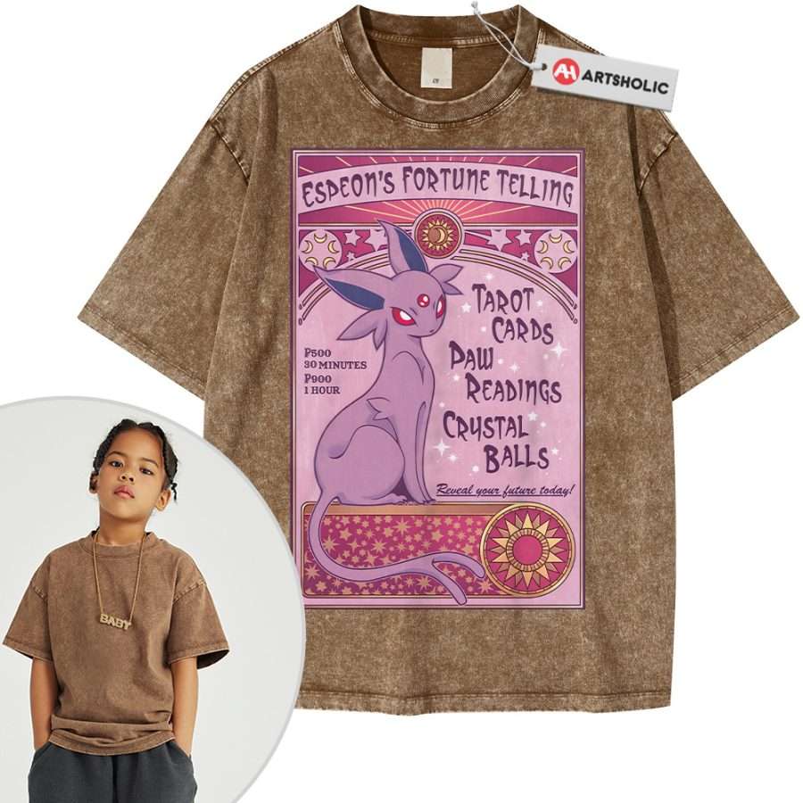 Espeon Shirt For Kids, Pokemon Shirt For Kids, Anime Shirt For Kids, Vintage Tee For Kids - Image 8