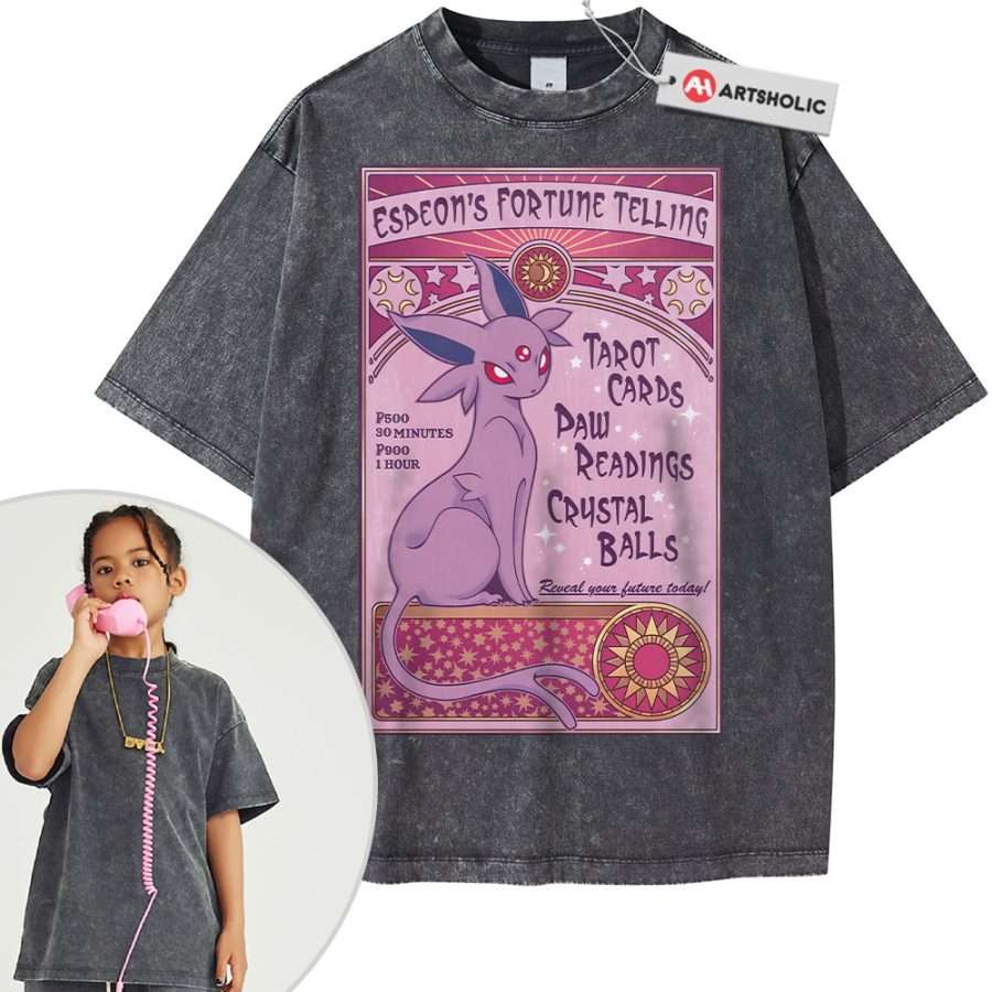 Espeon Shirt For Kids, Pokemon Shirt For Kids, Anime Shirt For Kids, Vintage Tee For Kids - Image 10