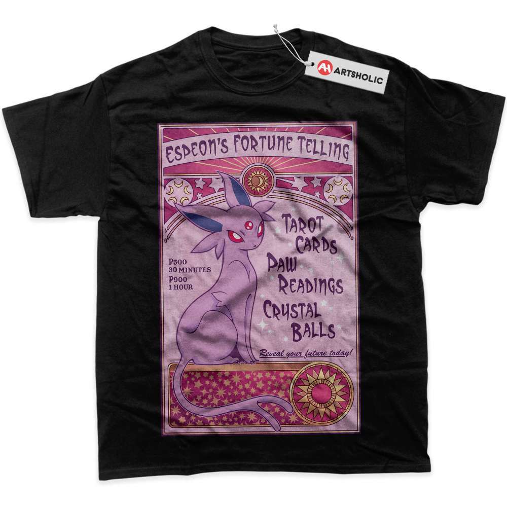 Alternative view of Espeon Shirt, Pokemon Shirt, Anime Shirt, graphic Tee