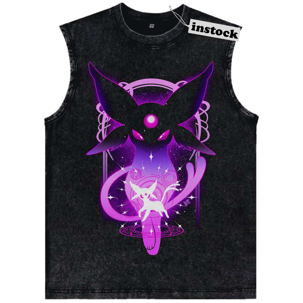 Espeon Tank Top, Pokemon Tank Top, PKM Tank Top, Anime Tank Top, Vintage Tank Top