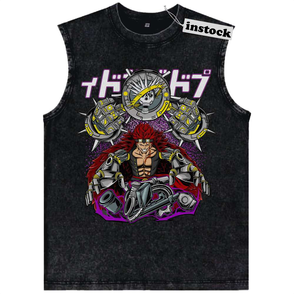 Eustass Kid Tank Top, One Piece Tank Top, Anime Tank Top, Vintage Tank Top
