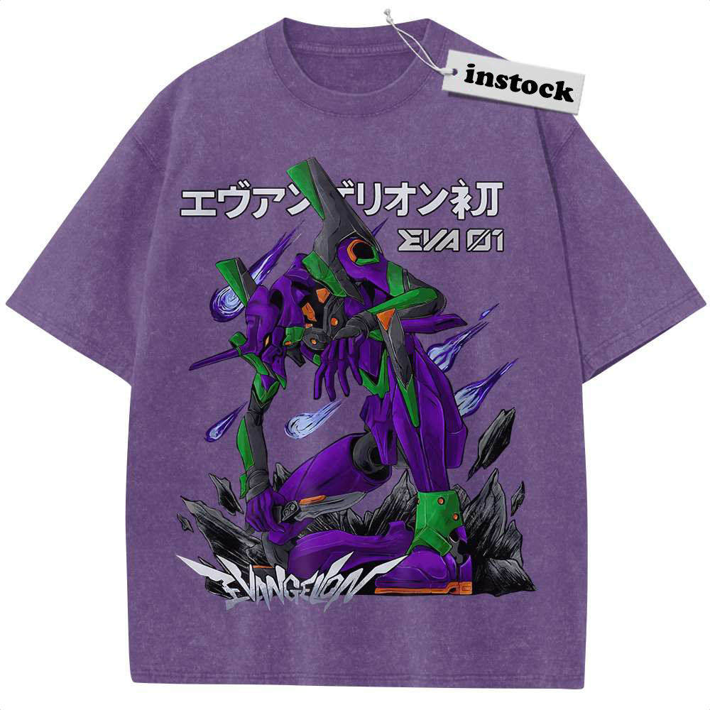 Eva-01 Shirt, Neon Genesis Evangelion Shirt, Anime Shirt, Vintage Tee