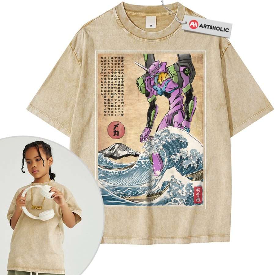 EVA-02 Shirt For Kids, Neon Genesis Evangelion Shirt For Kids, Anime Shirt For Kids, Vintage T-Shirt For Kids - Image 11