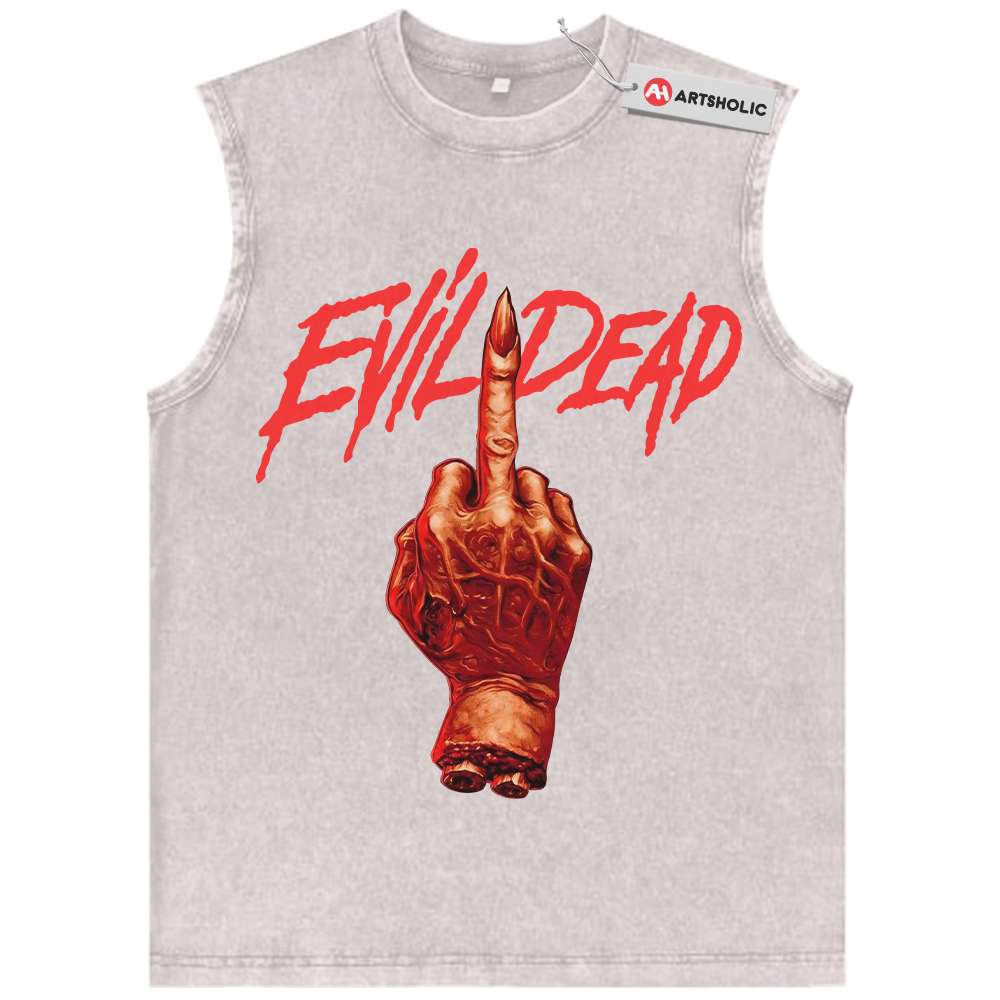 Alternative view of Evil Dead Tank Top, Halloween Tank Top, Horror Tank Top, Vintage Tank Top
