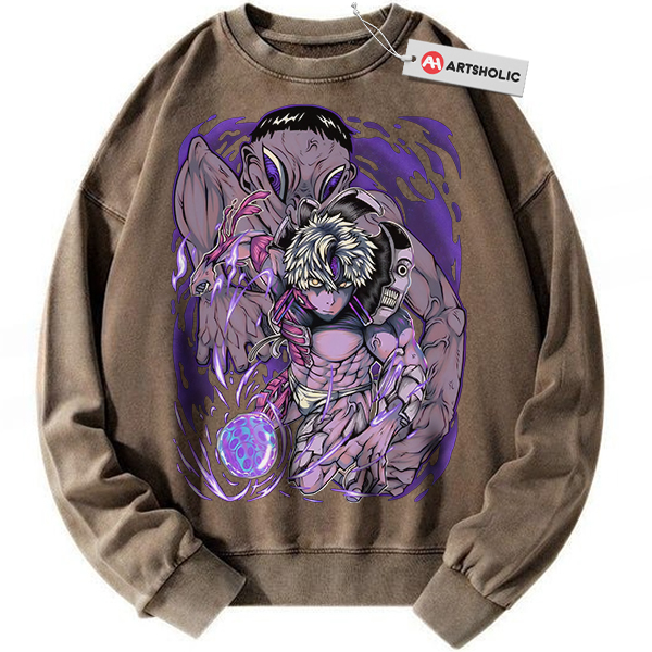 Alternative view of Evil Eye Sweatshirt, Dandadan Sweatshirt, Anime Sweatshirt, Vintage Sweatshirt