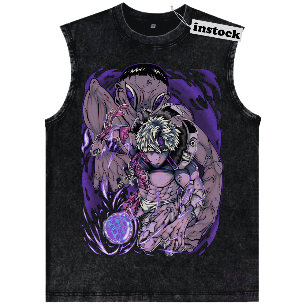 Evil Eye Tank Top, Dandadan Tank Top, Anime Tank Top, Vintage Tank Top