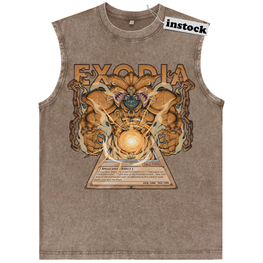 Exodia Tank Top, Anime Tank Top, Vintage Tank Top