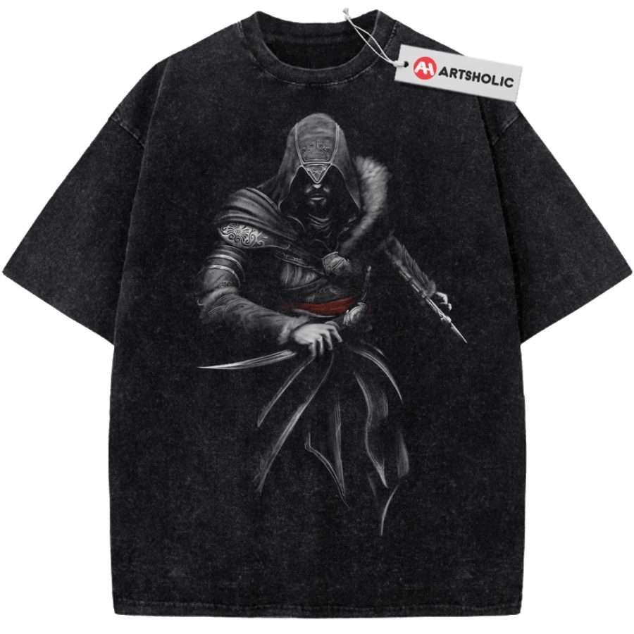 Alternative view of Ezio Shirt, Assassin's Creed Shirt, Game Shirt, Vintage Tee