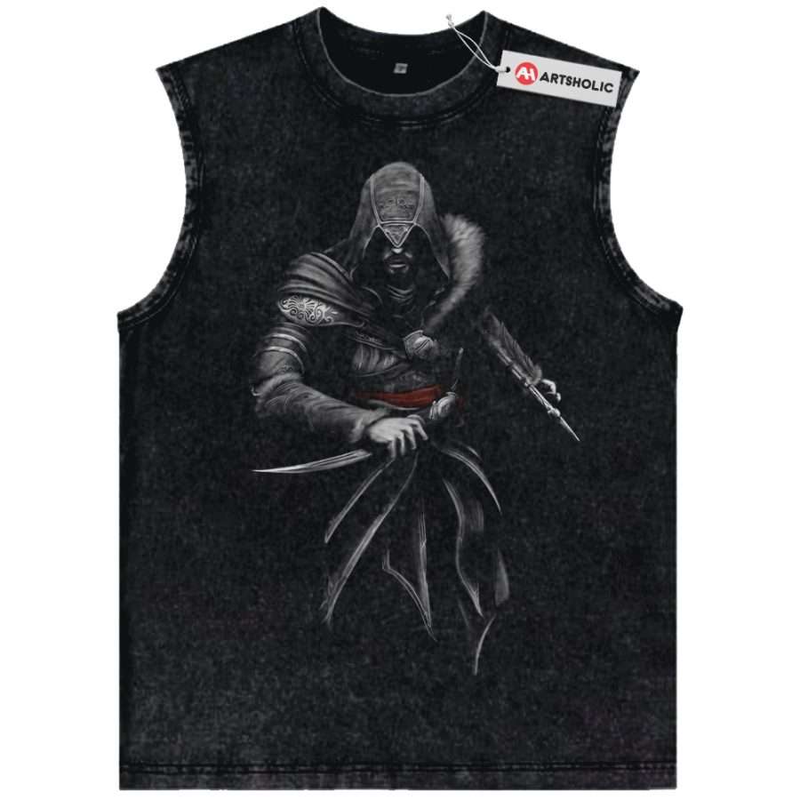 Alternative view of Ezio Tank Top, Assassin's Creed Tank Top, Game Tank Top, Vintage Tank Top