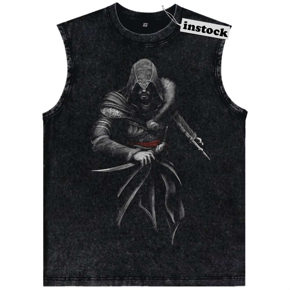 Ezio Tank Top, Assassin's Creed Tank Top, Game Tank Top, Vintage Tank Top