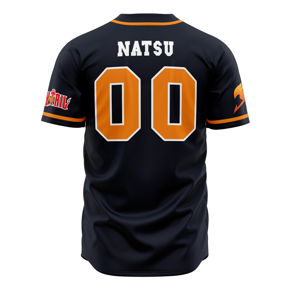 Alternative view of Fairy Tail Guild Fairy Tail Custom Baseball Jersey - Otaku Hall