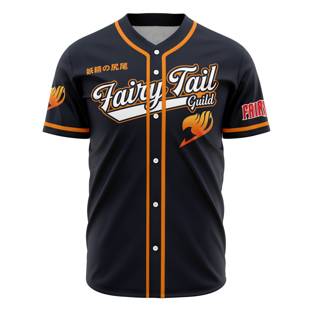 Fairy Tail Guild Fairy Tail Custom Baseball Jersey - Otaku Hall