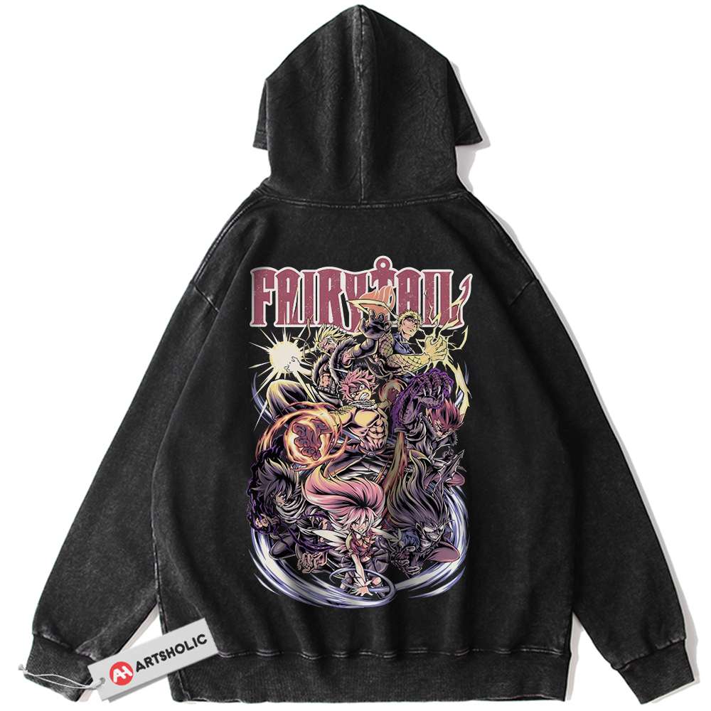 Fairy Tail Hoodie, Anime Hoodie, Vintage Hoodie