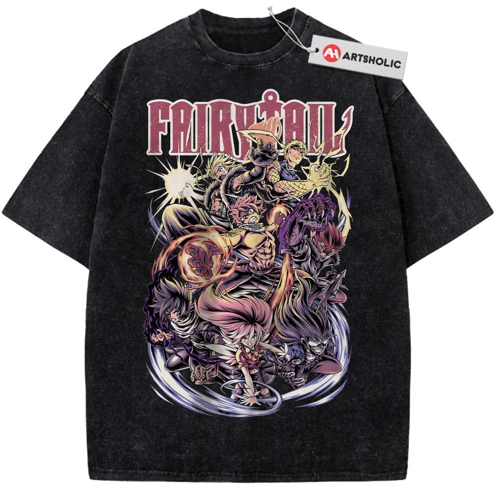 Alternative view of Fairy Tail Shirt, Anime Shirt, Vintage T-Shirt