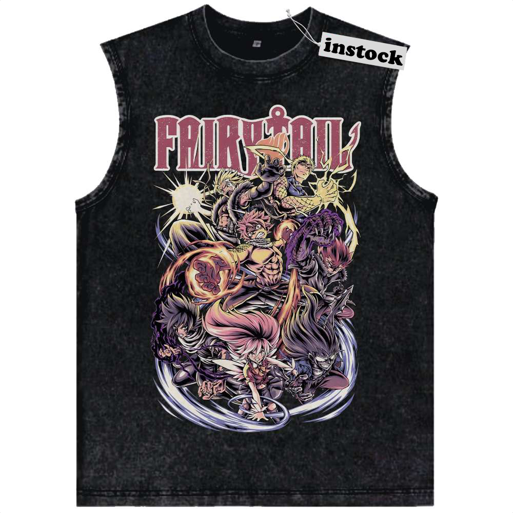 Fairy Tail Tank Top, Anime Tank Top, Vintage Tank Top