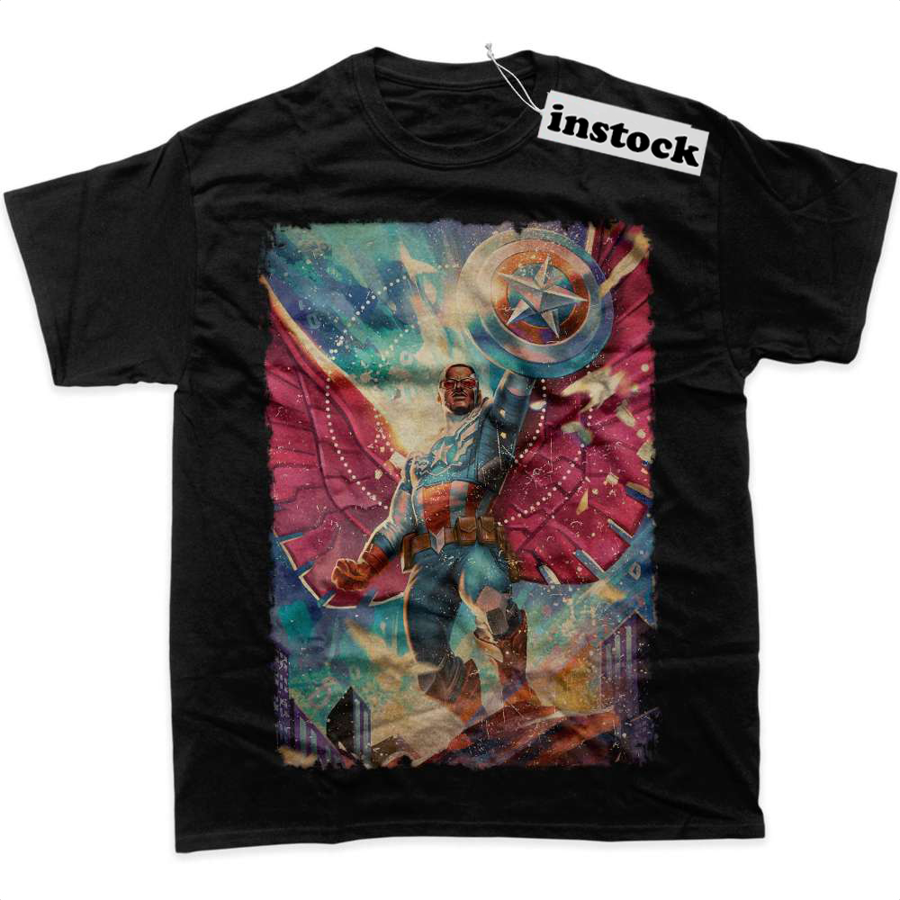 Falcon Shirt, Marvel Comics Shirt, Graphic Tee