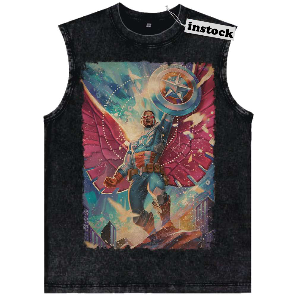 Falcon Tank Top, Marvel Comics Tank Top, Vintage Tank Top