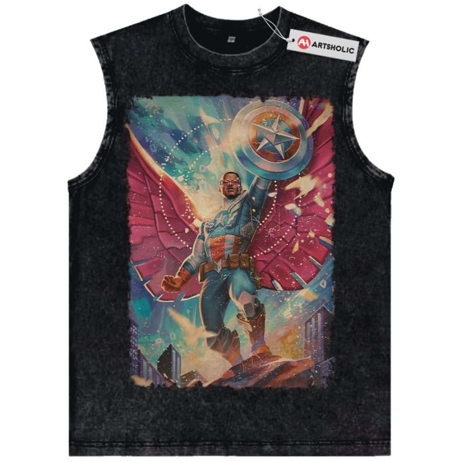Alternative view of Falcon Tank Top, Marvel Comics Tank Top, Vintage Tank Top