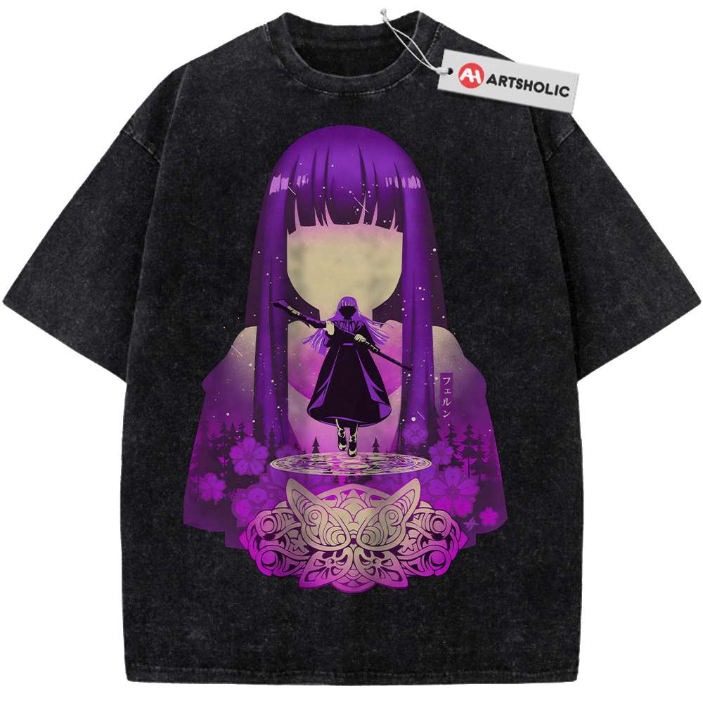 Alternative view of Fern Shirt, Frieren: Beyond Journey's End Shirt, Anime Shirt, Vintage Tee