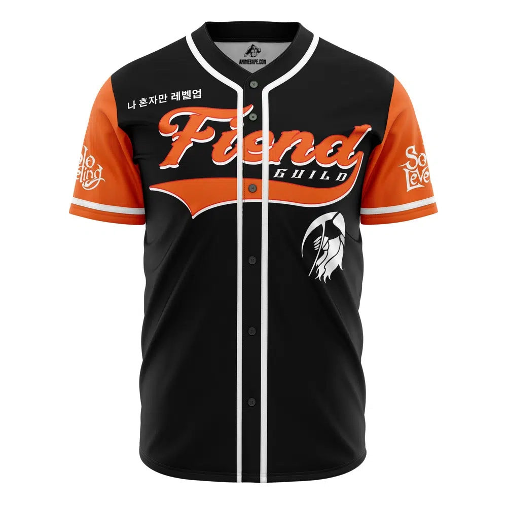 Fiend Guild Solo Leveling Custom Baseball Jersey - Otaku Hall