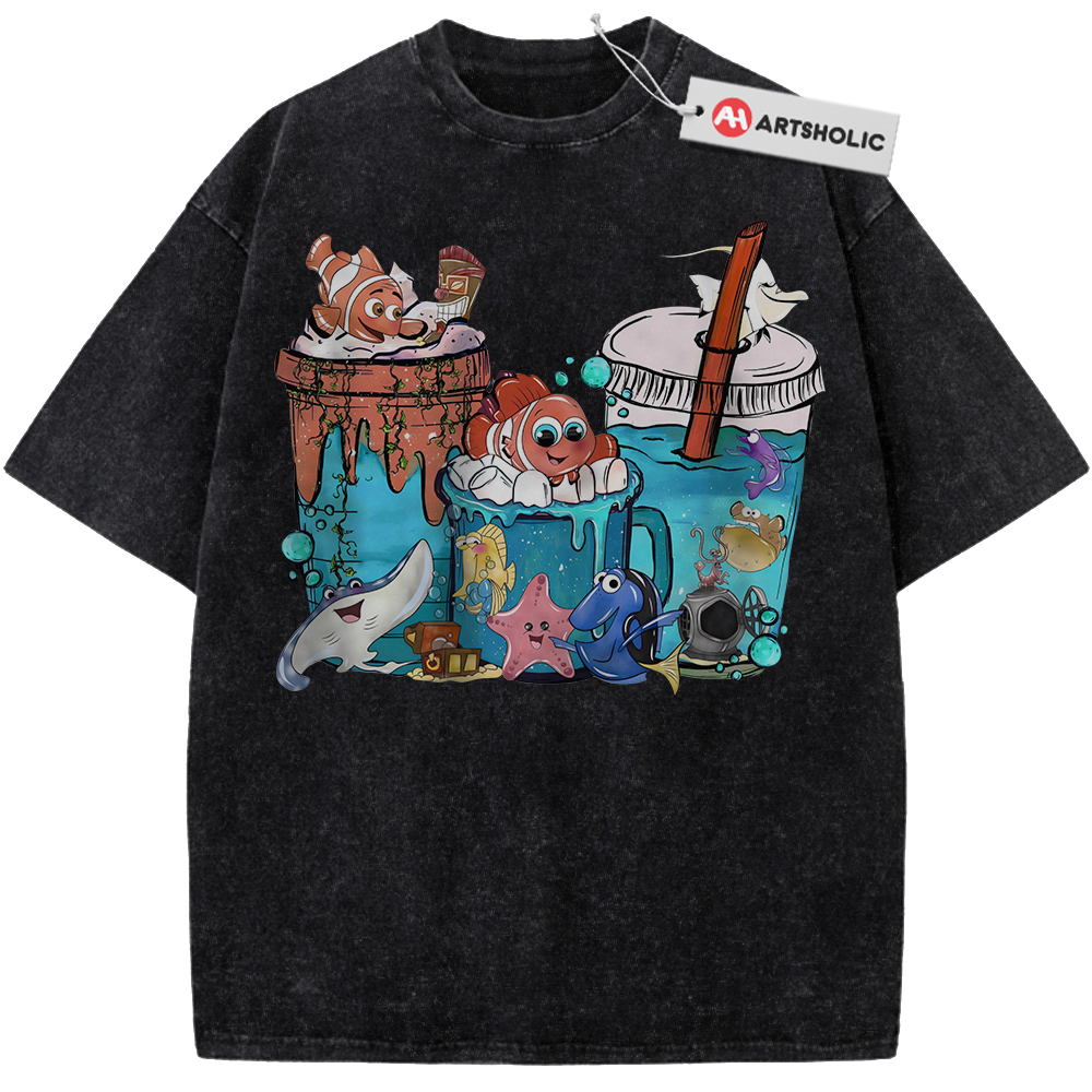 Alternative view of Finding Nemo Shirt, Animated Shirt, Vintage T-Shirt