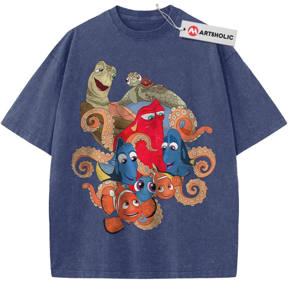Finding Nemo Shirt, Finding Dory Shirt, Animated Shirt, Vintage T-Shirt