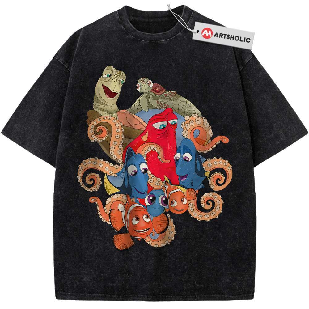 Alternative view of Finding Nemo Shirt, Finding Dory Shirt, Animated Shirt, Vintage T-Shirt