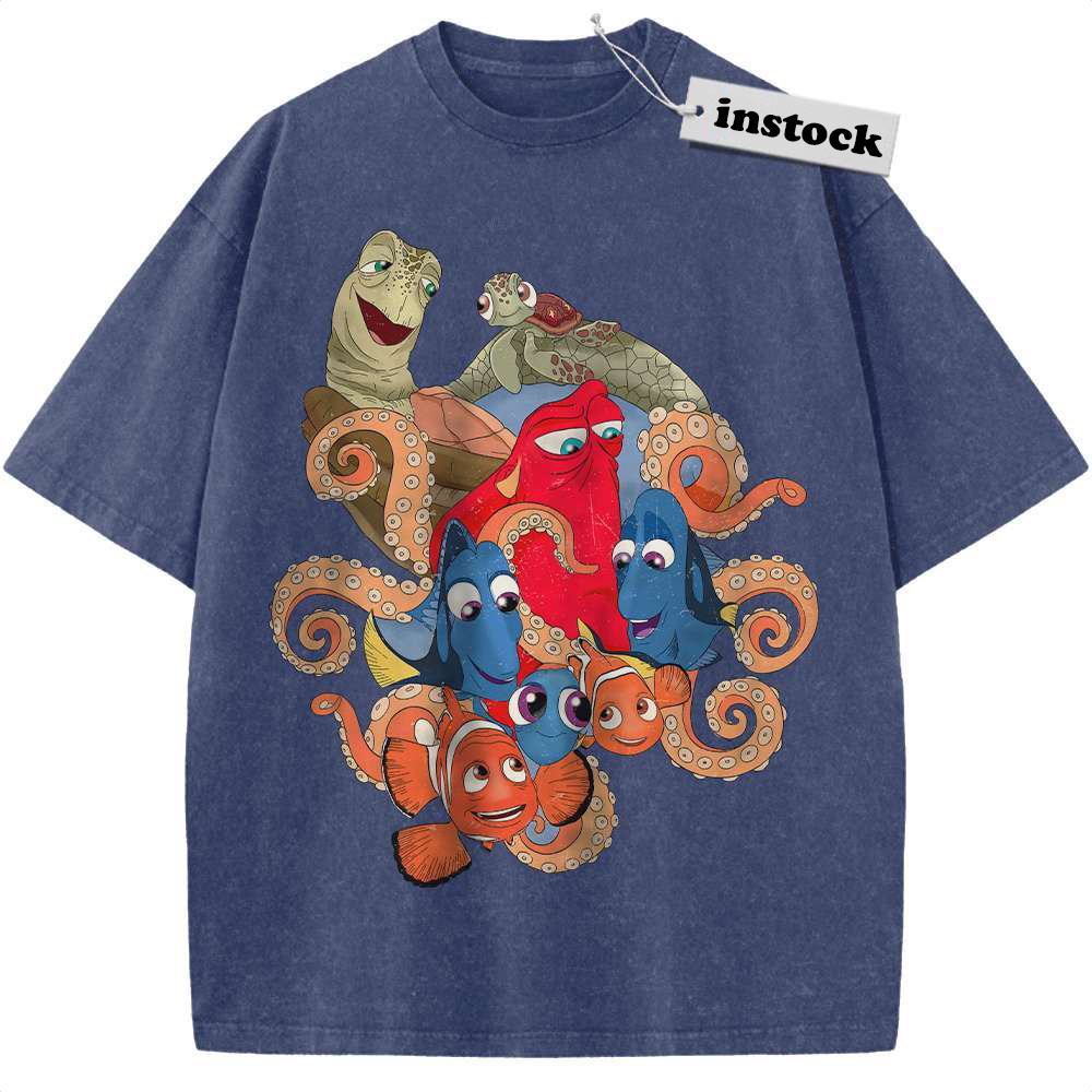 Finding Nemo Shirt, Finding Dory Shirt, Animated Shirt, Vintage T-Shirt