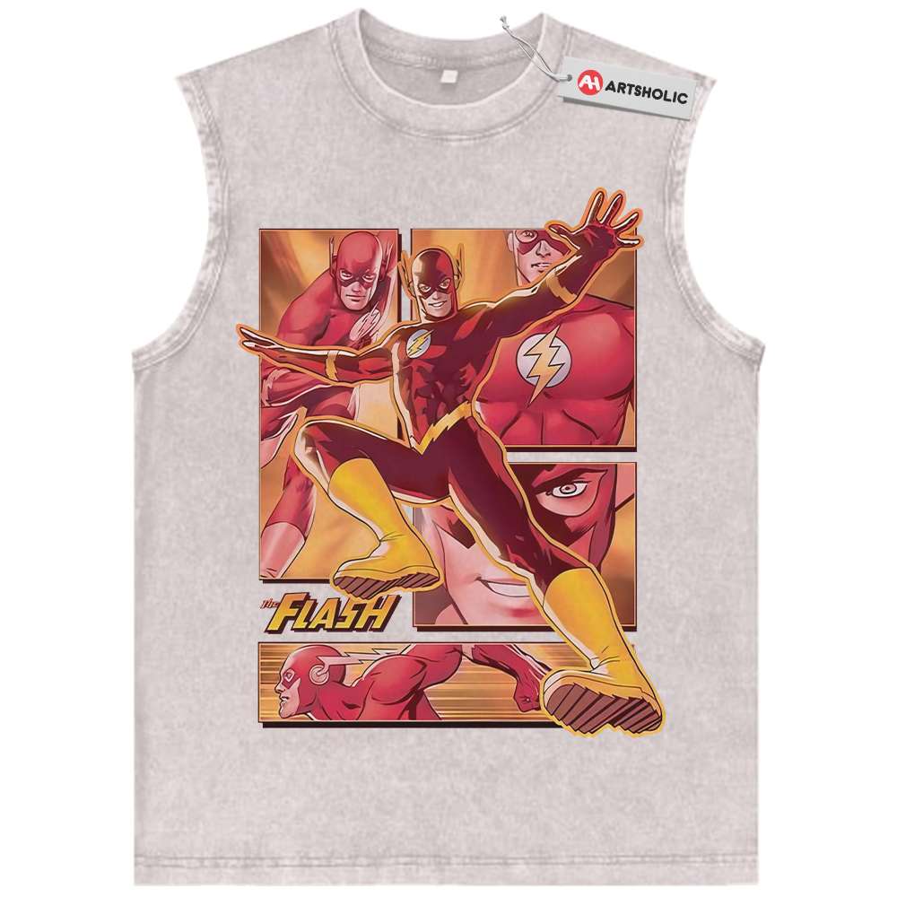 Alternative view of Flash Tank Top, Comic Tank Top, Vintage Tank Top