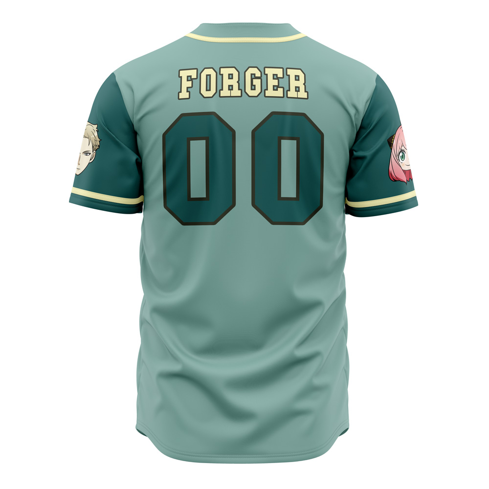 Alternative view of Forger Spy X Family Custom Baseball Jersey - Otaku Hall