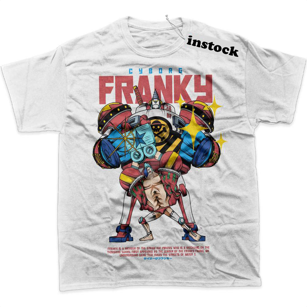 Franky Shirt, One Piece Shirt, Anime Shirt, Graphic T-Shirt