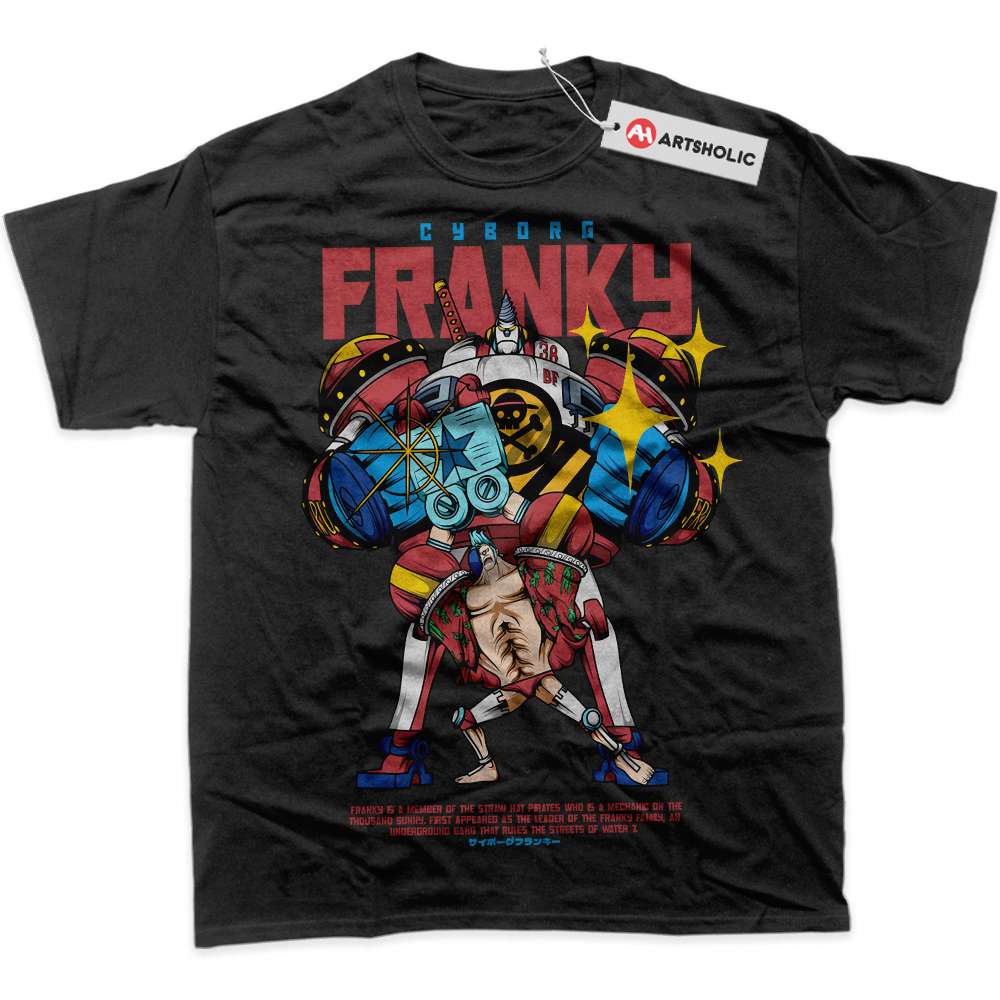 Alternative view of Franky Shirt, One Piece Shirt, Anime Shirt, Graphic T-Shirt
