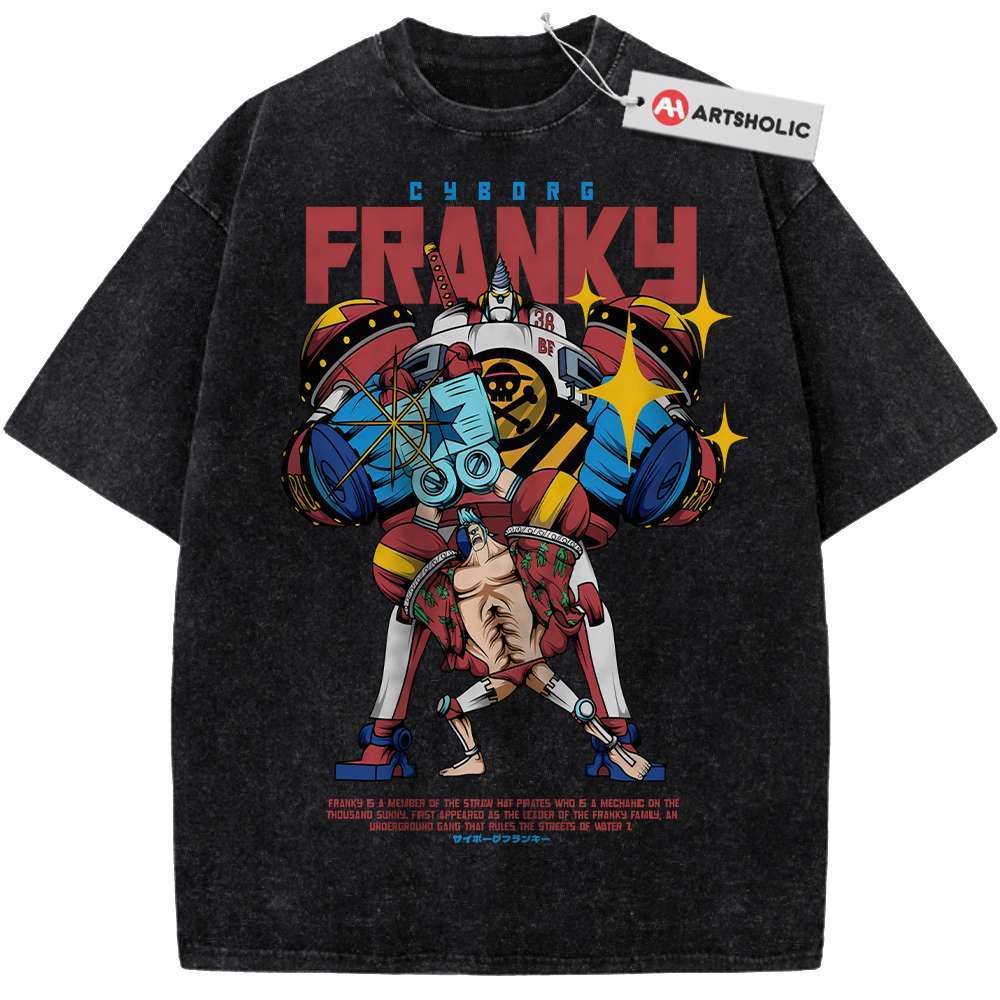 Franky Shirt, One Piece Shirt, Anime Shirt, Vintage T-Shirt
