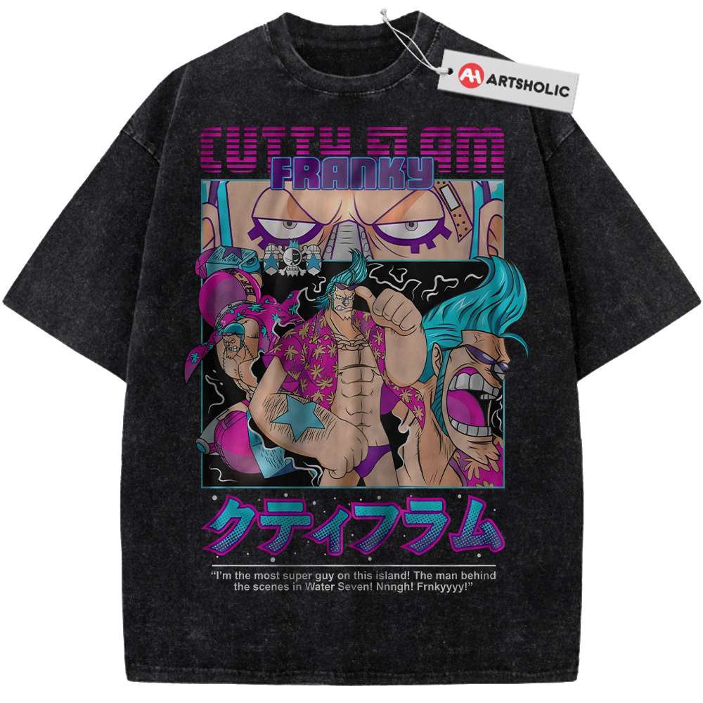 Franky Shirt, One Piece Shirt, Anime Shirt, Vintage T-Shirt