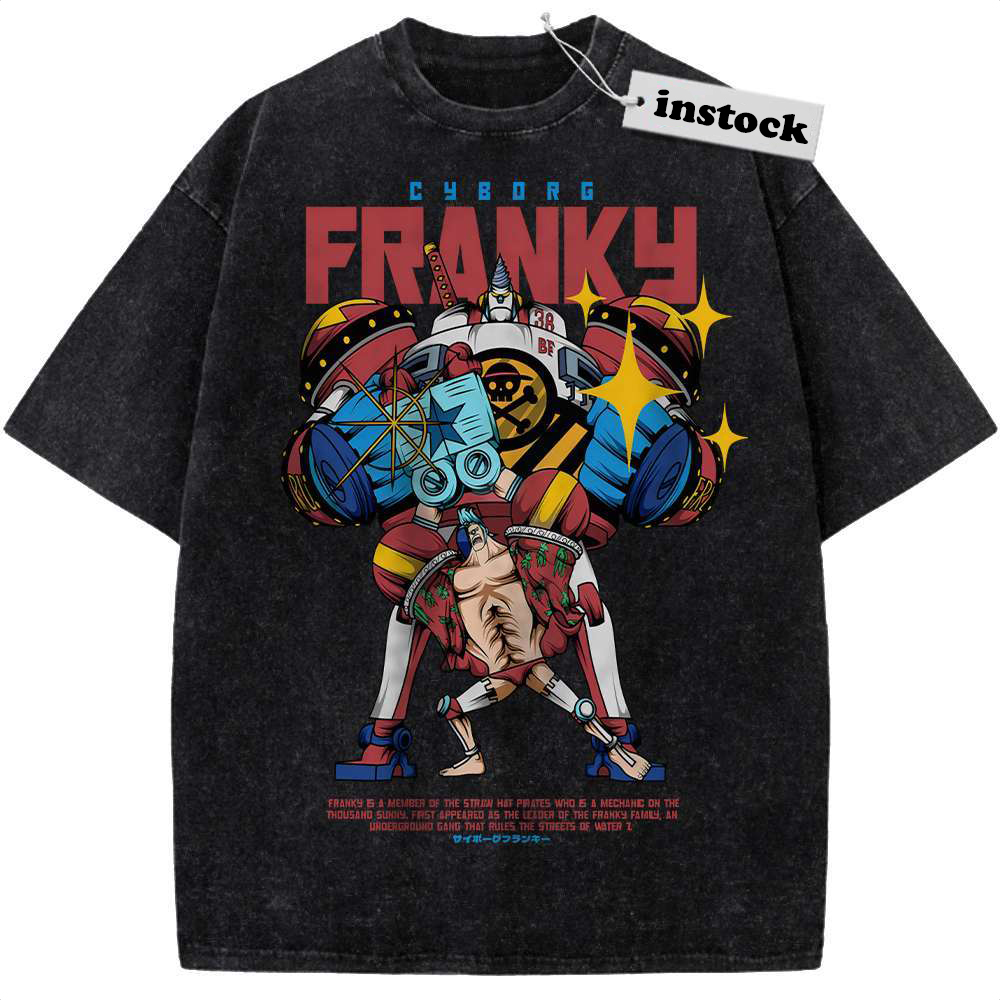 Franky Shirt, One Piece Shirt, Anime Shirt, Vintage T-Shirt