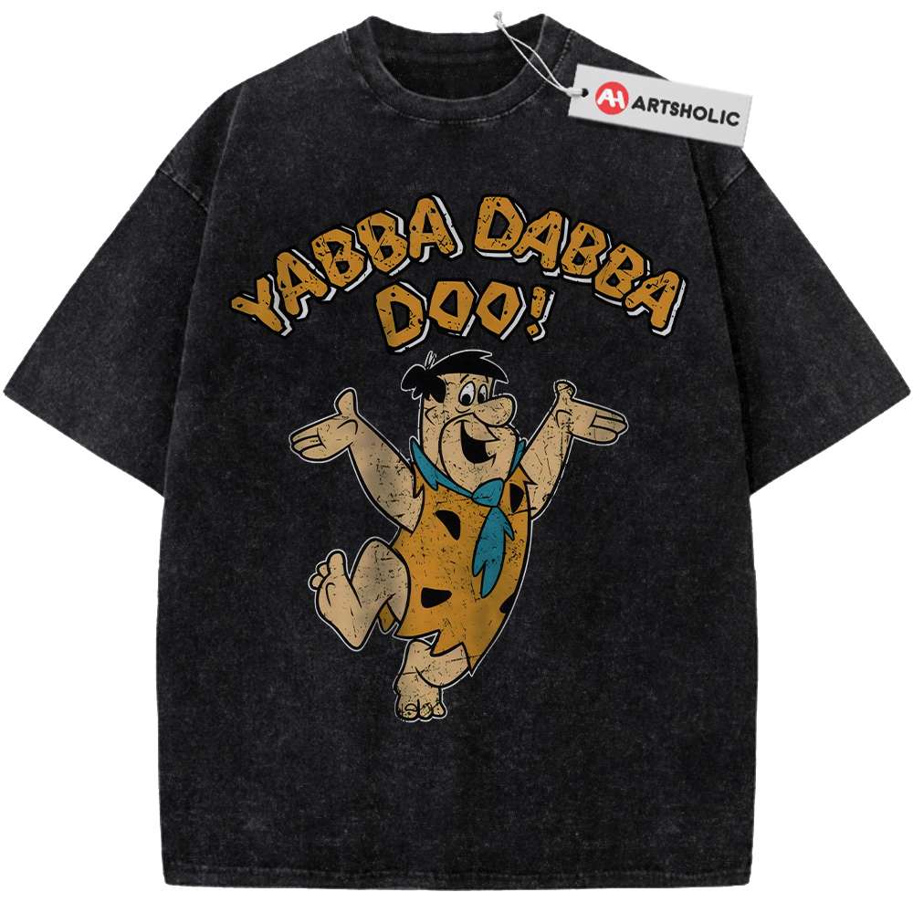 Alternative view of Fred Flintstone Shirt, The Flintstones Shirt, Animated Shirt, Vintage Tee