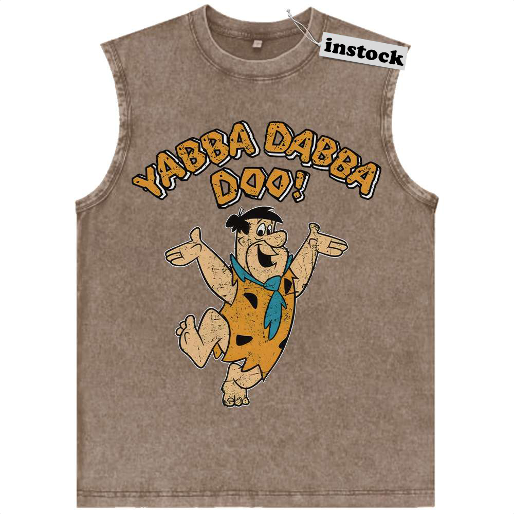 Fred Flintstone Tank Top, The Flintstones Tank Top, Animated Tank Top, Vintage Tank Top