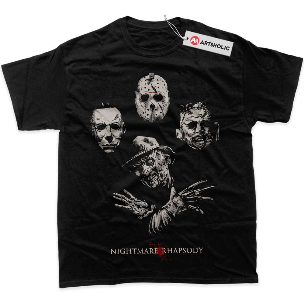 Freddy Kruege Shirt, Jason Voorhees Shirt, Michael Myers Shirt, Leatherface Shirt, Halloween Shirt, Horror Shirt, graphic T-Shirt