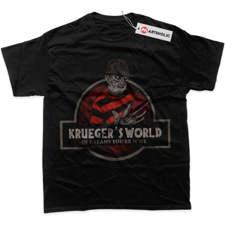Alternative view of Freddy Krueger Shirt, A Nightmare on Elm Street Shirt, Halloween Shirt, Horror Shirt, Graphic Tee