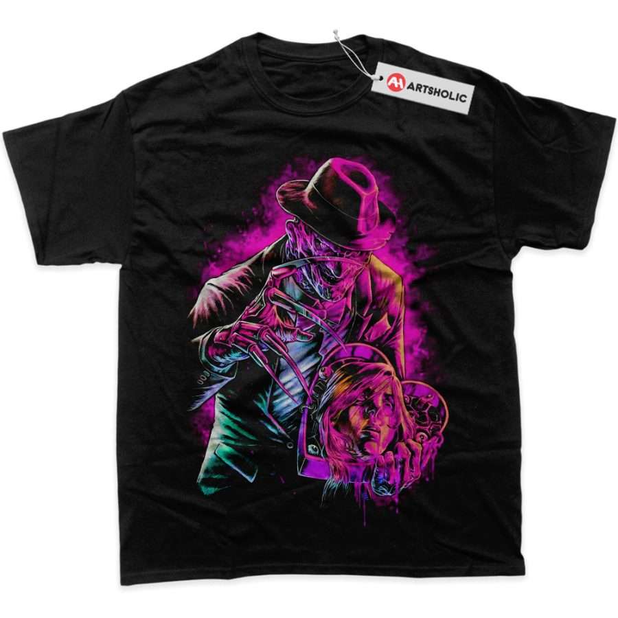 Alternative view of Freddy Krueger Shirt, A Nightmare on Elm Street Shirt, Halloween Shirt, Horror Shirt, Graphic Tee