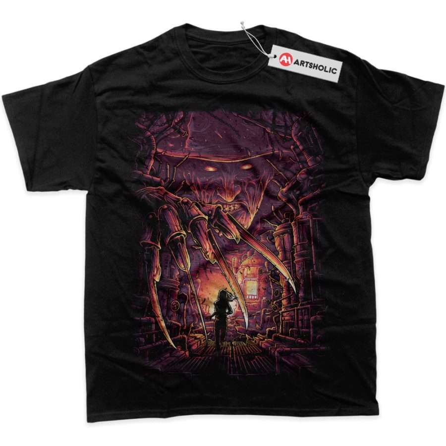 Alternative view of Freddy Krueger Shirt, A Nightmare on Elm Street Shirt, Halloween Shirt, Horror Shirt, Graphic Tee