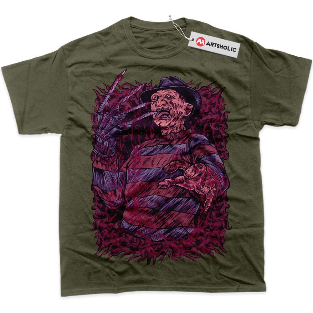 Alternative view of Freddy Krueger Shirt, A Nightmare on Elm Street Shirt, Horror Movie Shirt, Graphic T-Shirt