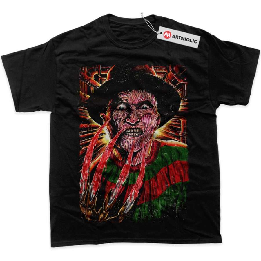 Alternative view of Freddy Krueger Shirt, A Nightmare on Elm Street Shirt, Horror Movie Shirt, Graphic Tee