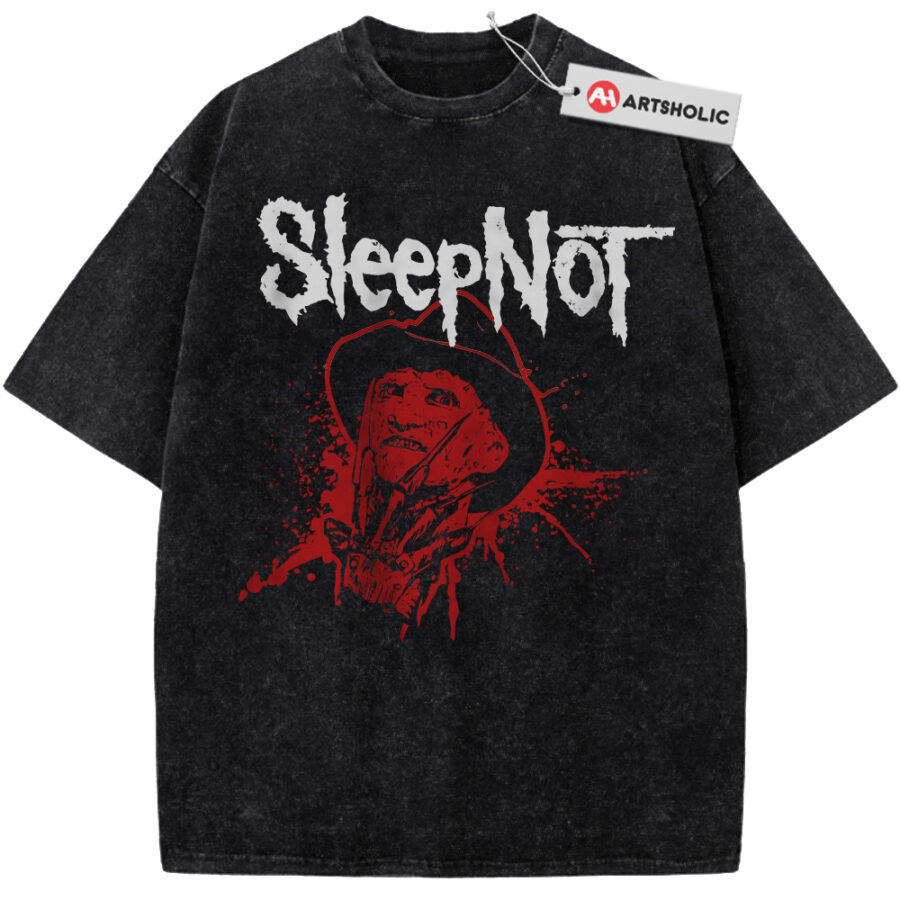 Alternative view of Freddy Krueger Shirt, A Nightmare on Elm Street Shirt, Horror Movie Shirt, Halloween Shirt, Vintage Tee