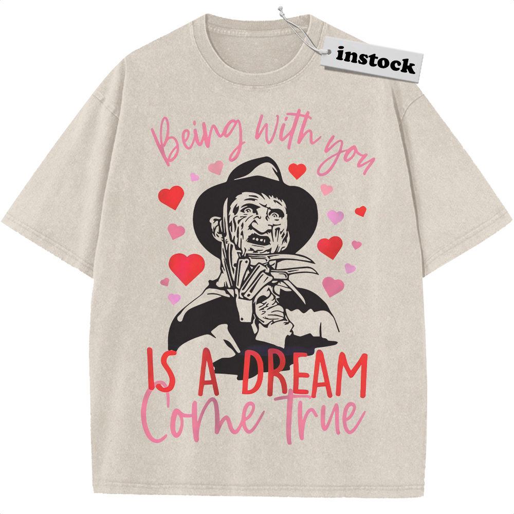 Freddy Krueger Shirt, A Nightmare on Elm Street Shirt, Horror Movie Shirt, Valentine's Day Shirt, Vintage T-Shirt